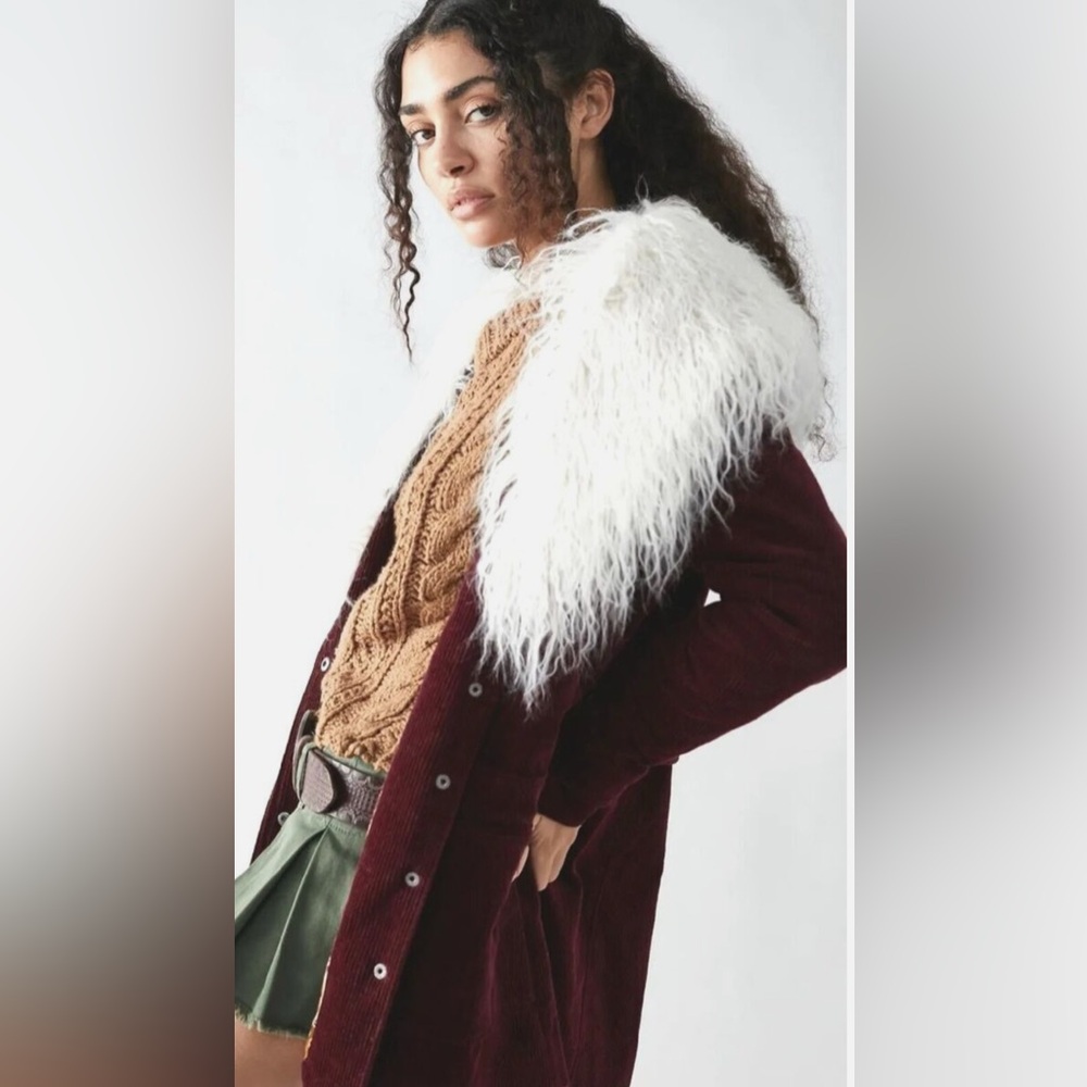 UFT NWT Free People Lady Lane corduroy coat Size Small - Picture 5 of 16